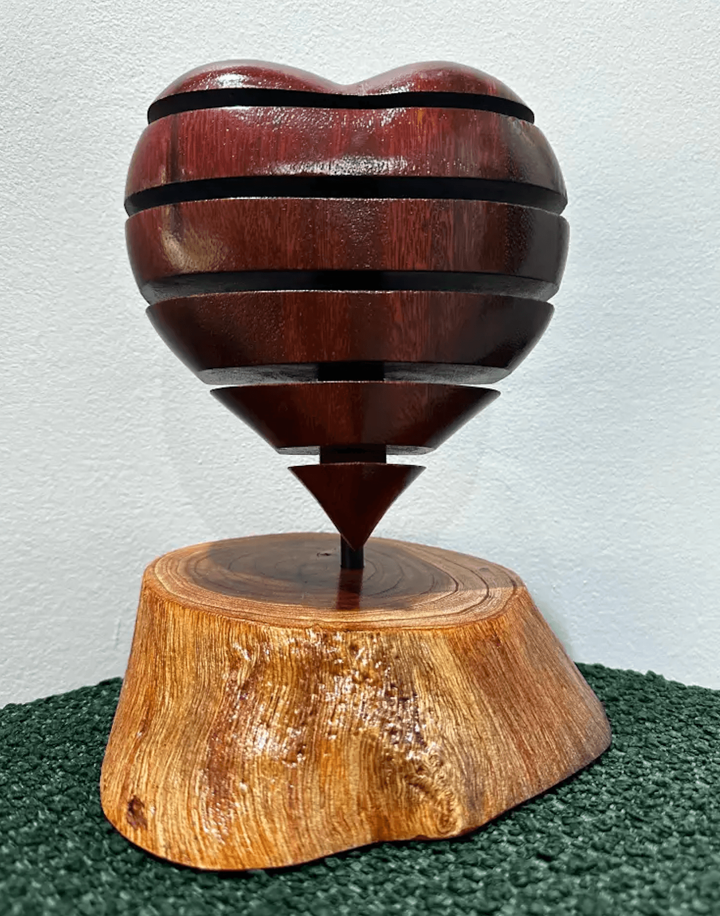 Slotted Heart Sculpture
